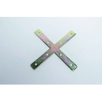 Pát liên kết sắt chữ X mạ vàng
