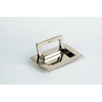 Tay nắm âm lật mạ crome - Tay nắm âm thùng gỗ